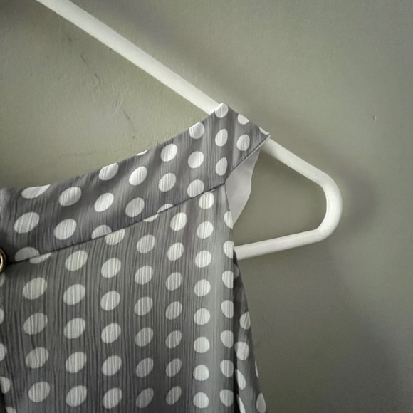 EUC TOMMY HILFIGER Lined Polka Dress - Belt Missing ! - Picture 7 of 10